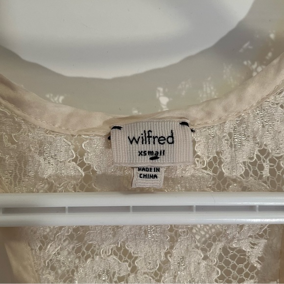 Wilfred cream lace tank top - Picture 2 of 4